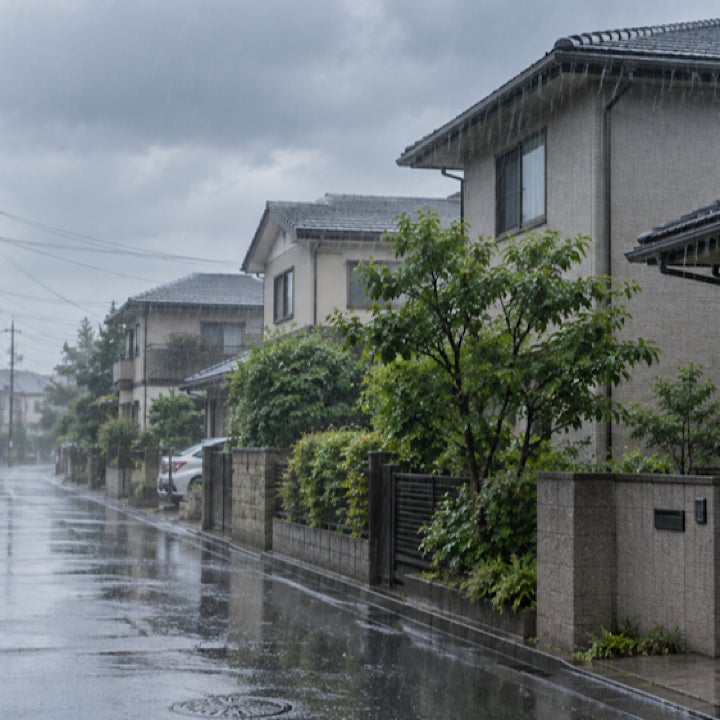 【雨漏りがなくても|大雨のあとに確認したい外壁・屋根のポイント】の写真