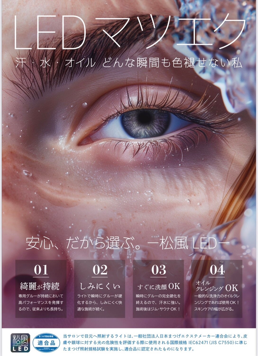 eyelash salon RealiserのLEDエクステの写真