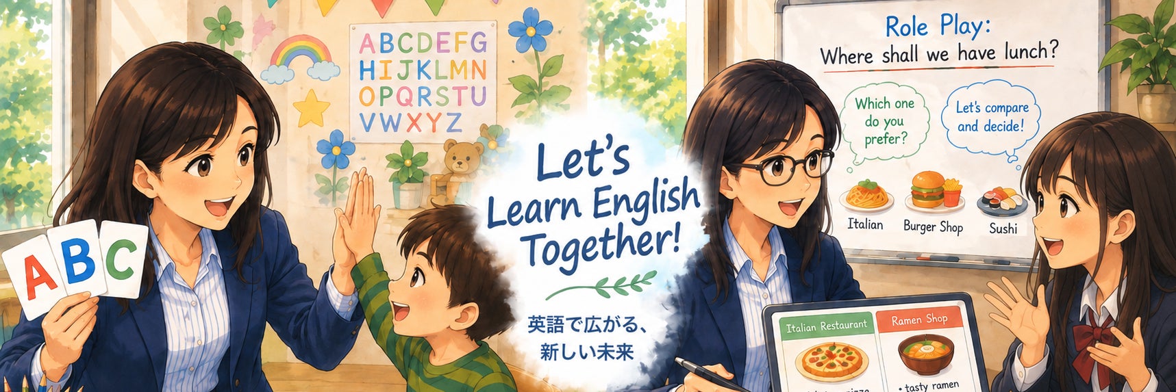 和歌市訪問型英語レッスン