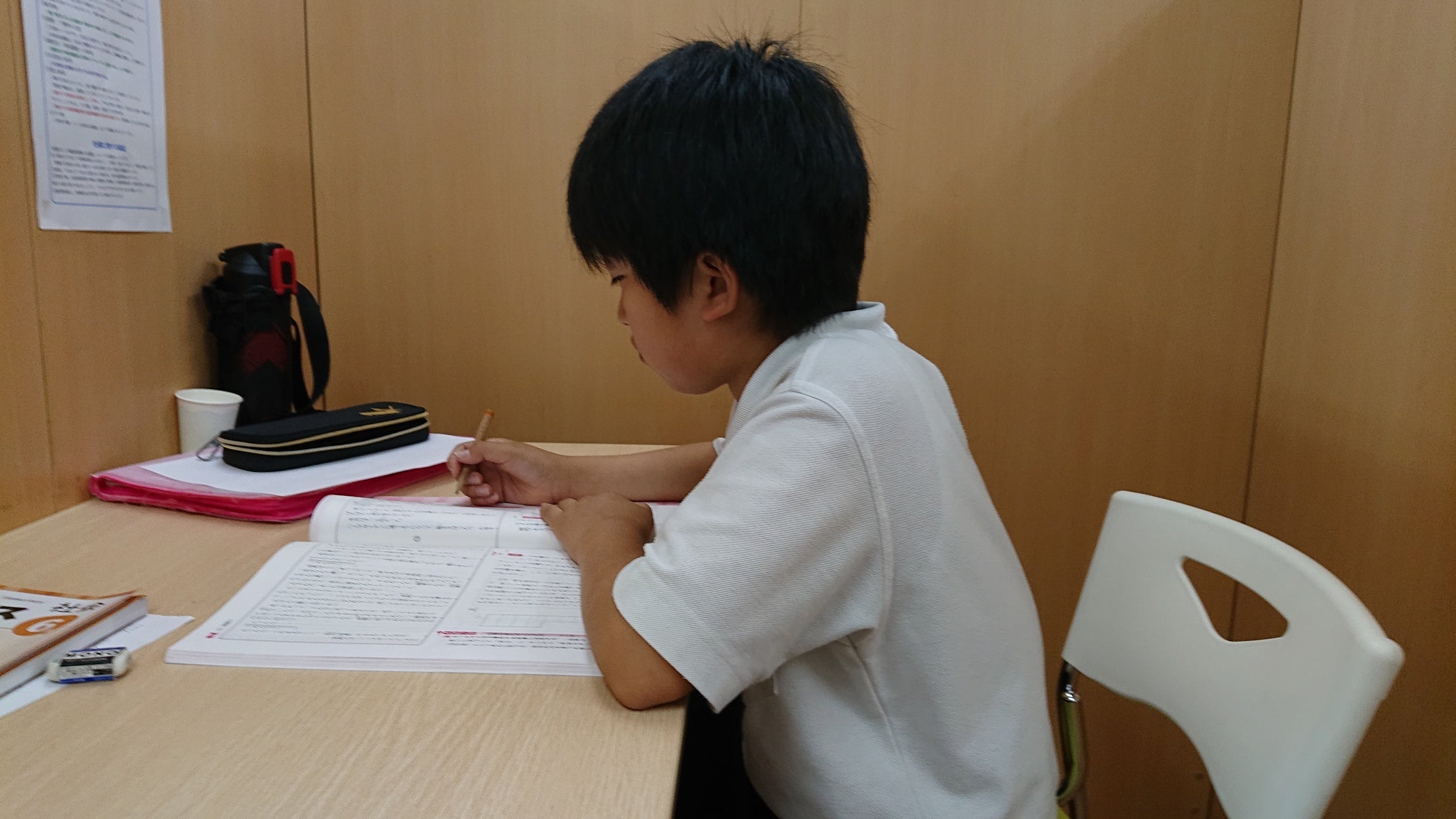 育英ゼミの個別指導　小学生の写真