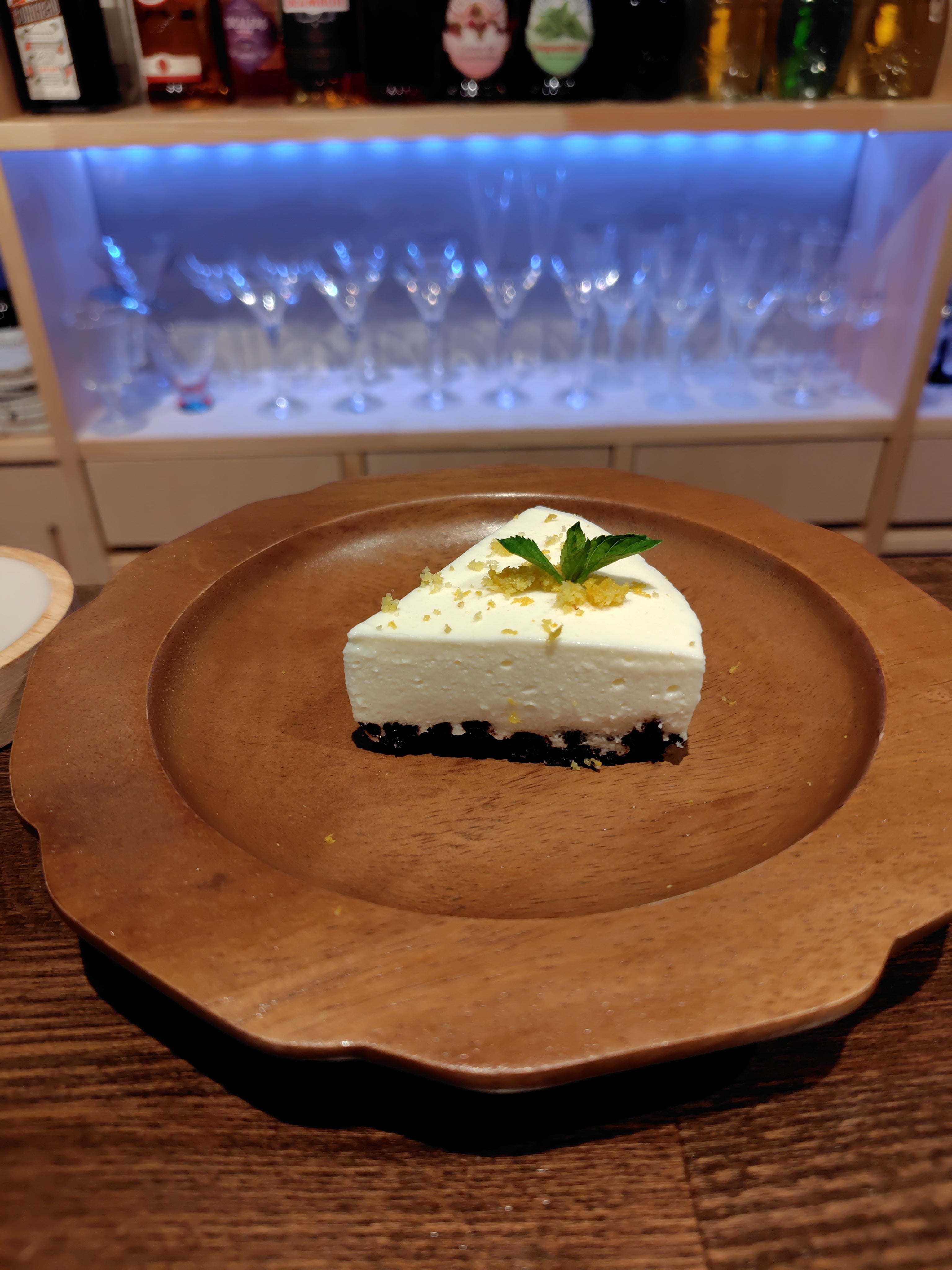 天使のわけまえのレアチーズケーキの写真