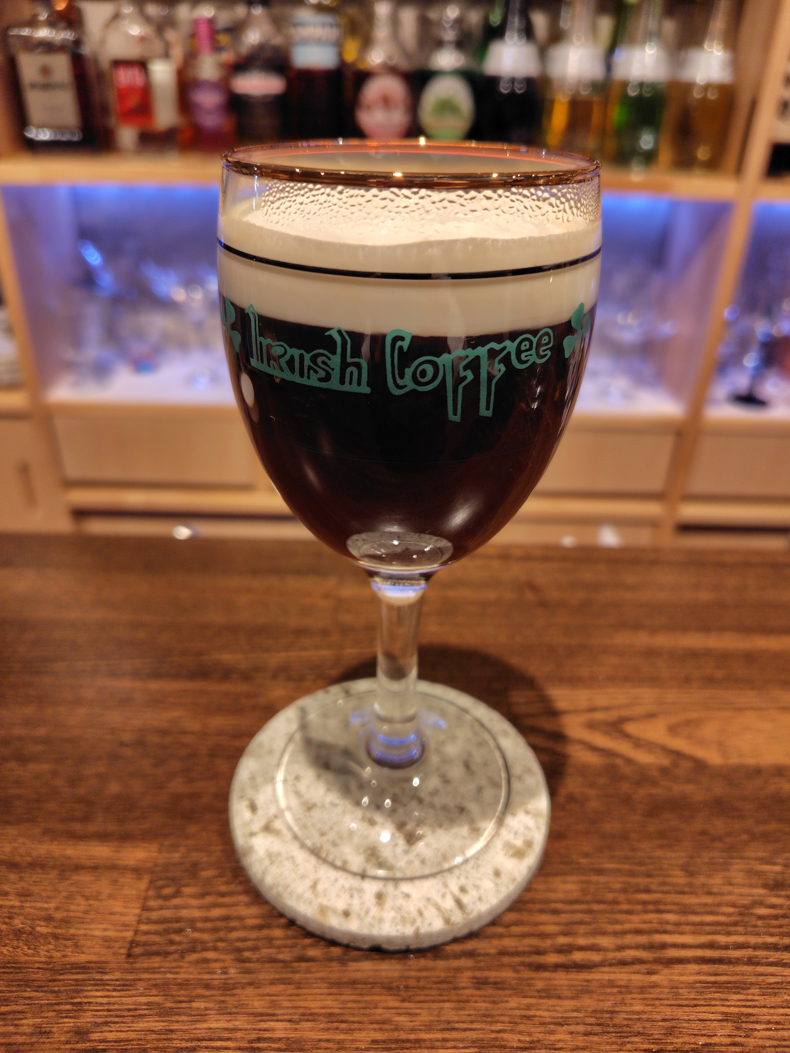 天使のわけまえのアイリッシュコーヒーの写真