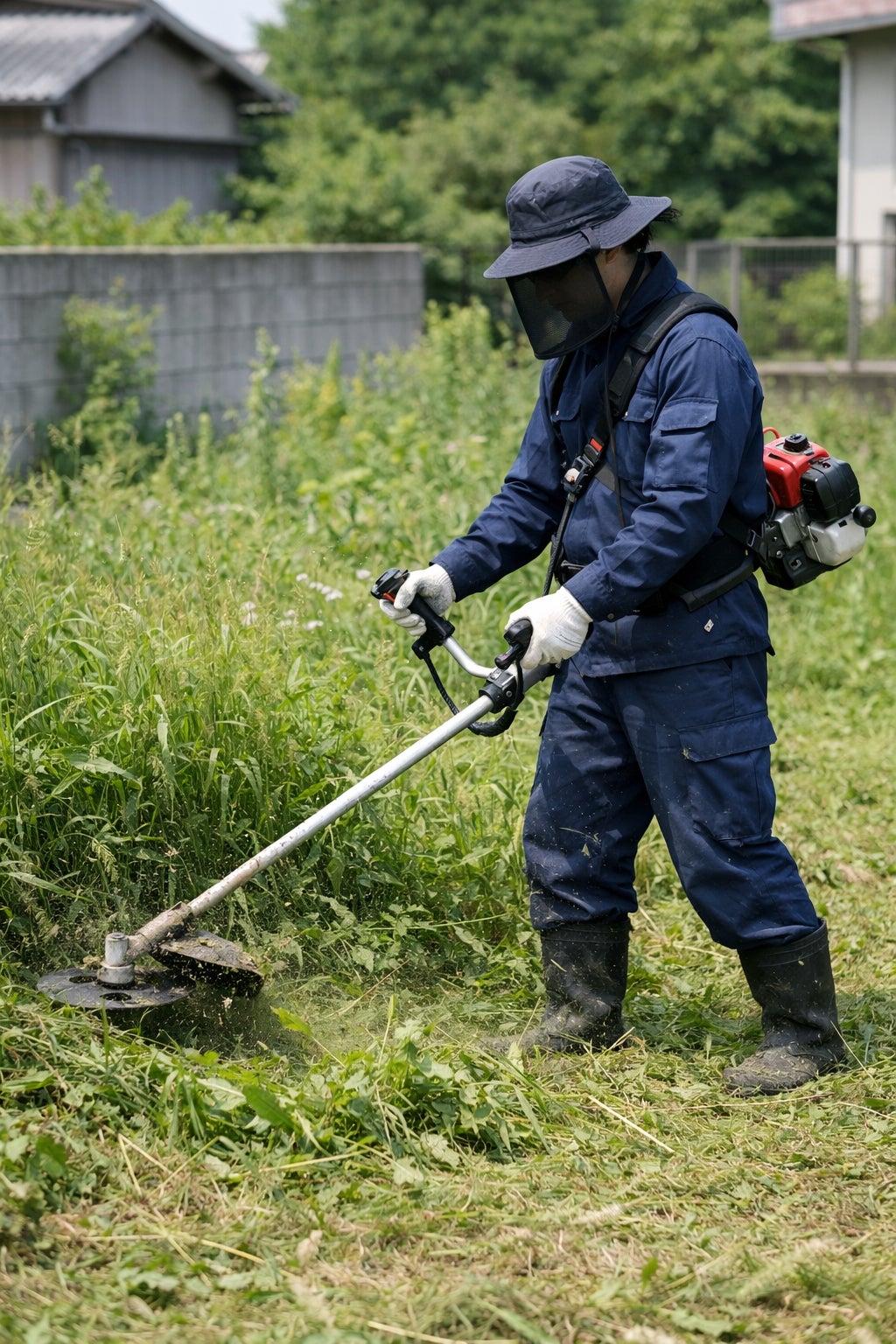 小さなお困りごと解決隊の除草、草刈りの写真