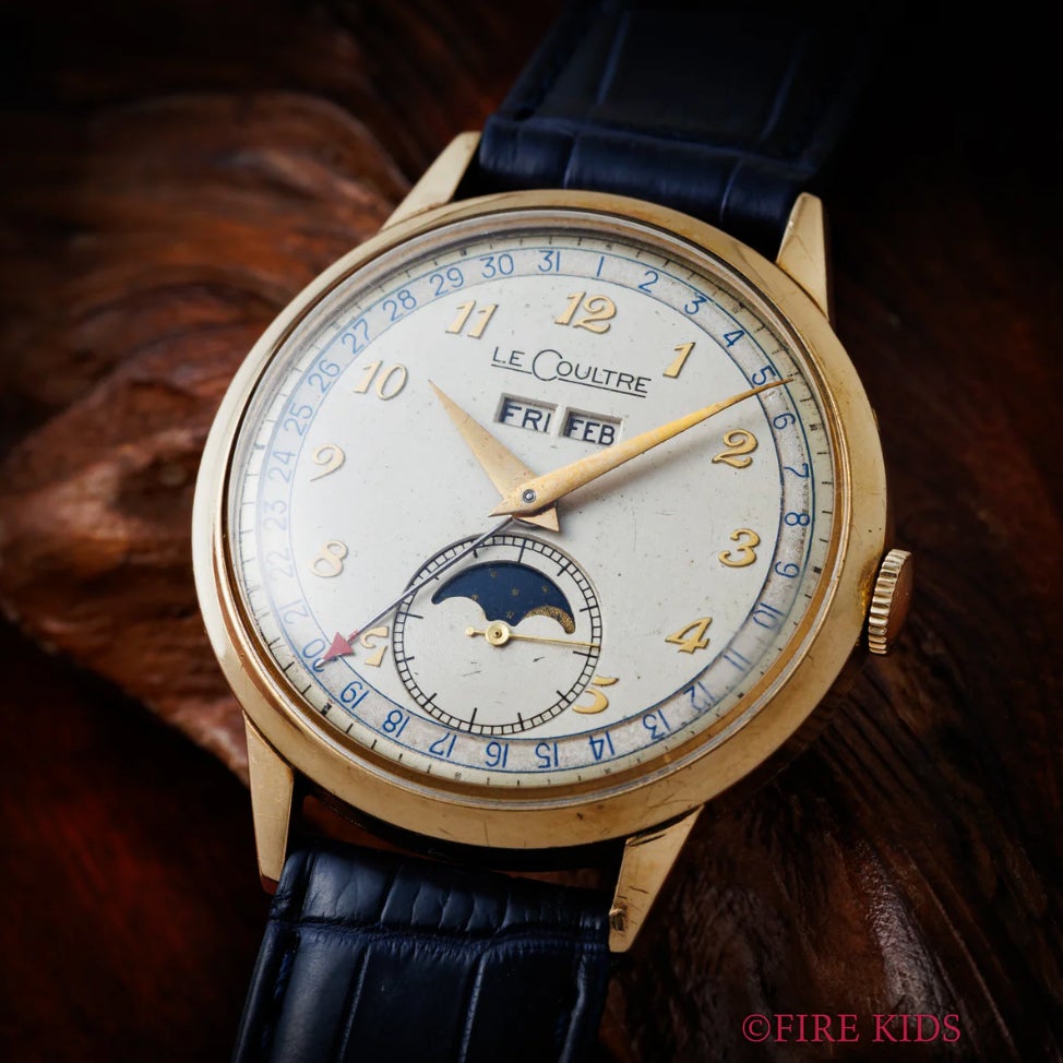 ファイアーキッズ　横浜本店のルクルト 1950年代製 トリプルカレンダームーンフェイズ 10KGFケース Cal.486AW 手巻 VXNの写真