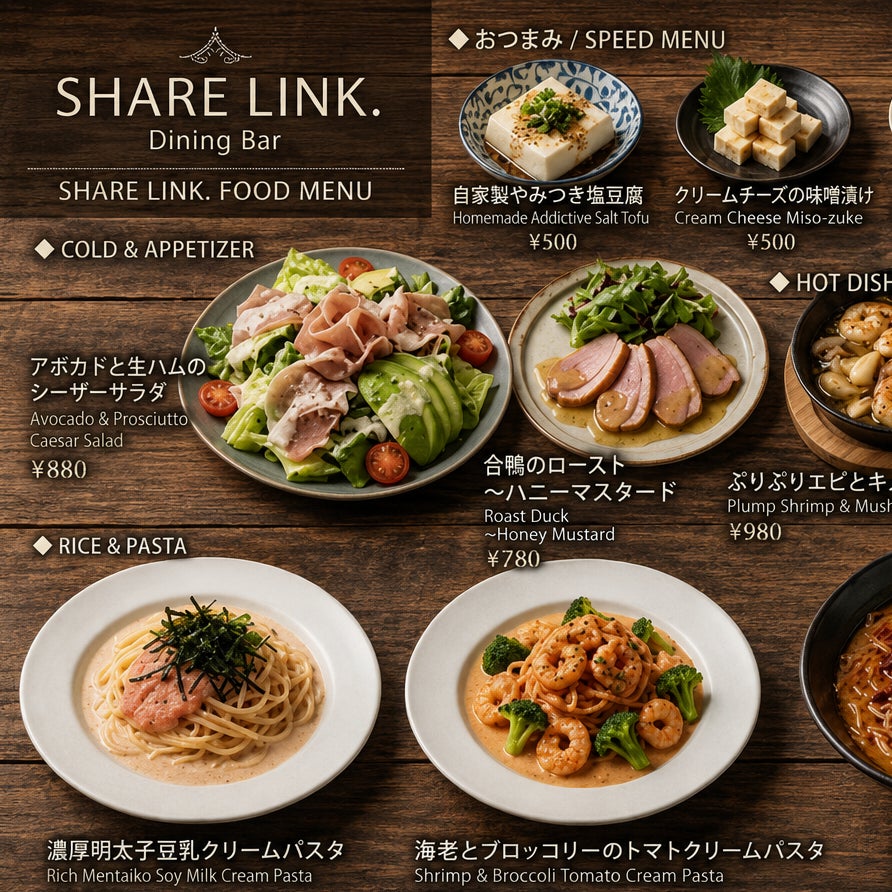 DiningBar SHARE LINK_2枚目