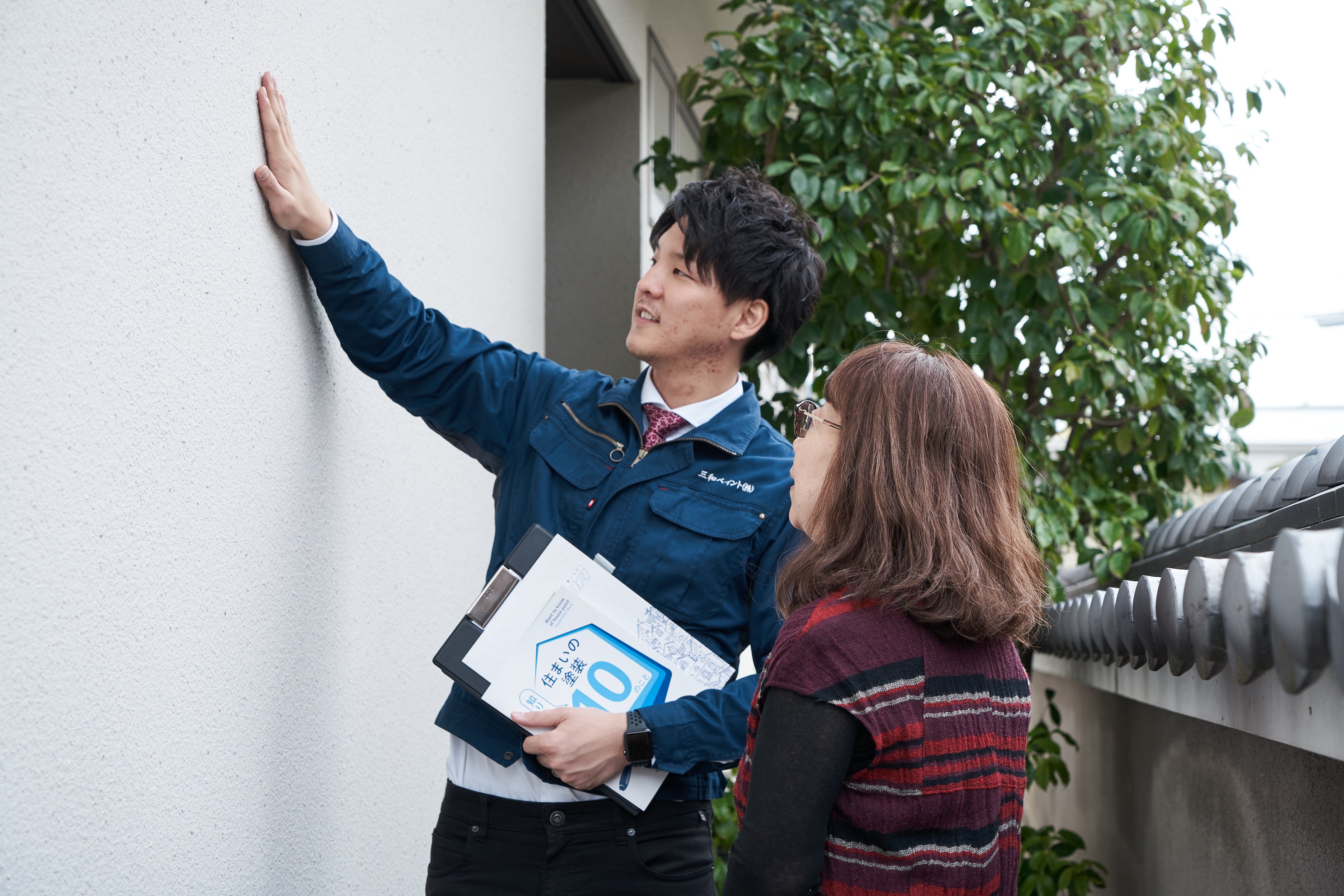 三和ペイント株式会社　福岡支社の外壁・屋根の無料点検の写真