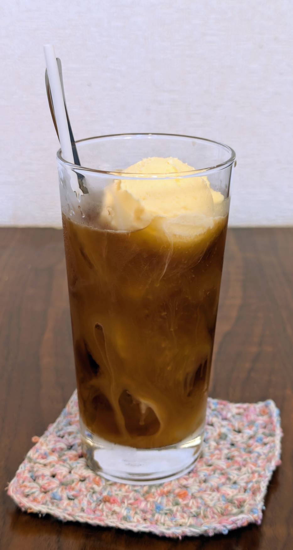 ニットカフェ小幡三丁目珈琲店のコーヒーフロートの写真
