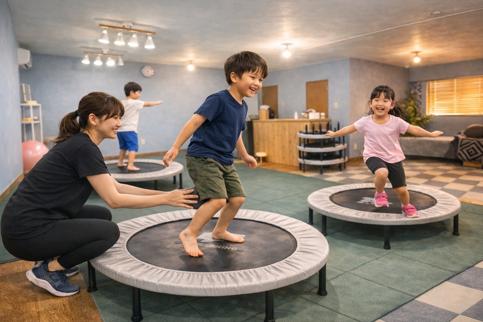MORINA＆Ryの小学生からの体幹ストレッチ運動教室の写真