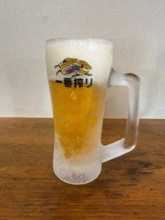 韃靼蕎麦 吉川の生ビールの写真