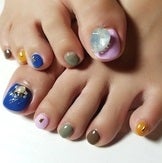 GO★NAILのフットネイルの写真