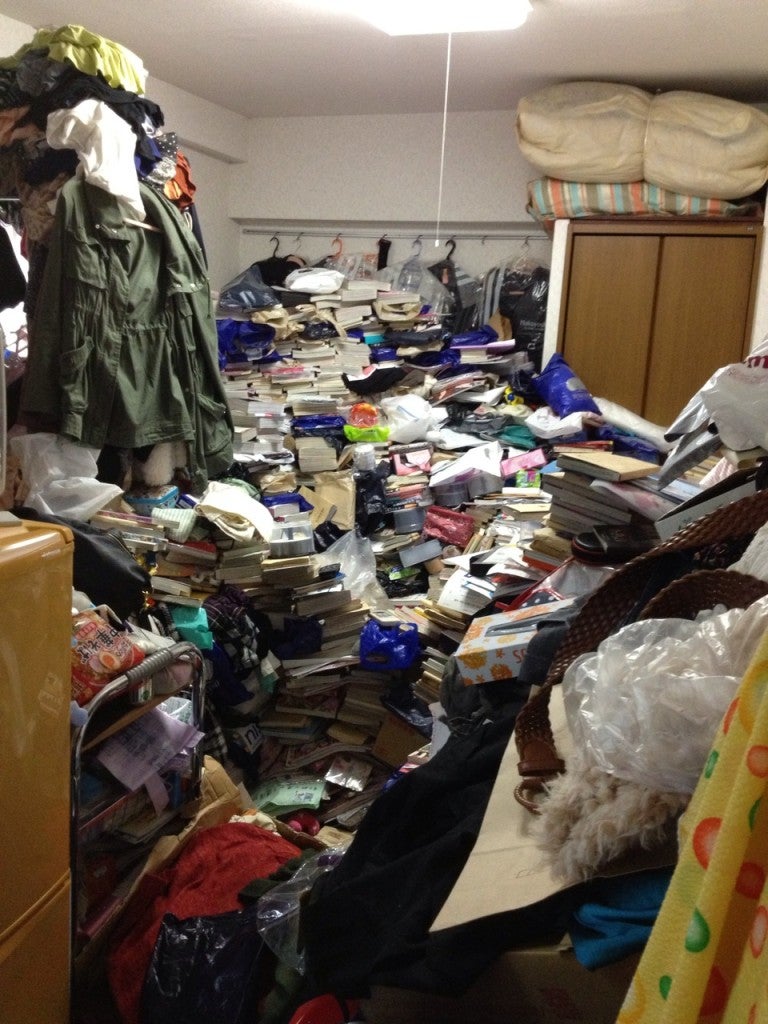 ムーミンパパのゴミ屋敷の片付けの写真