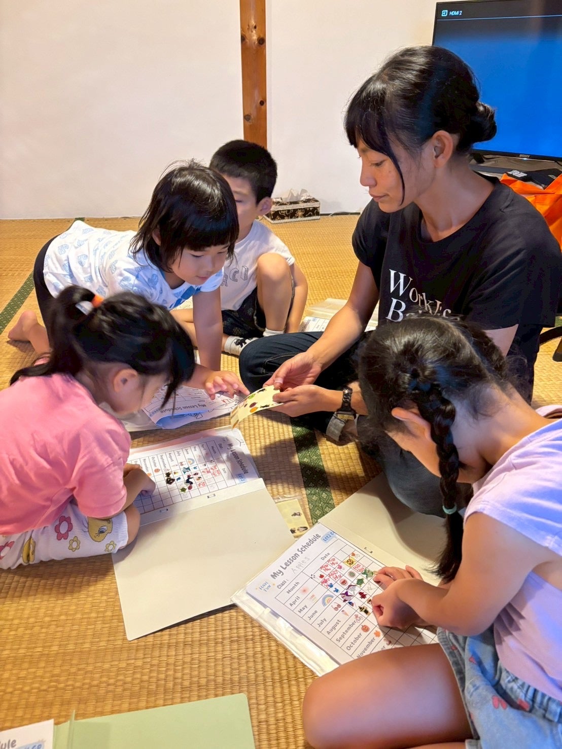 英会話スクール　New English World 越路校の英語・英会話　幼児の写真
