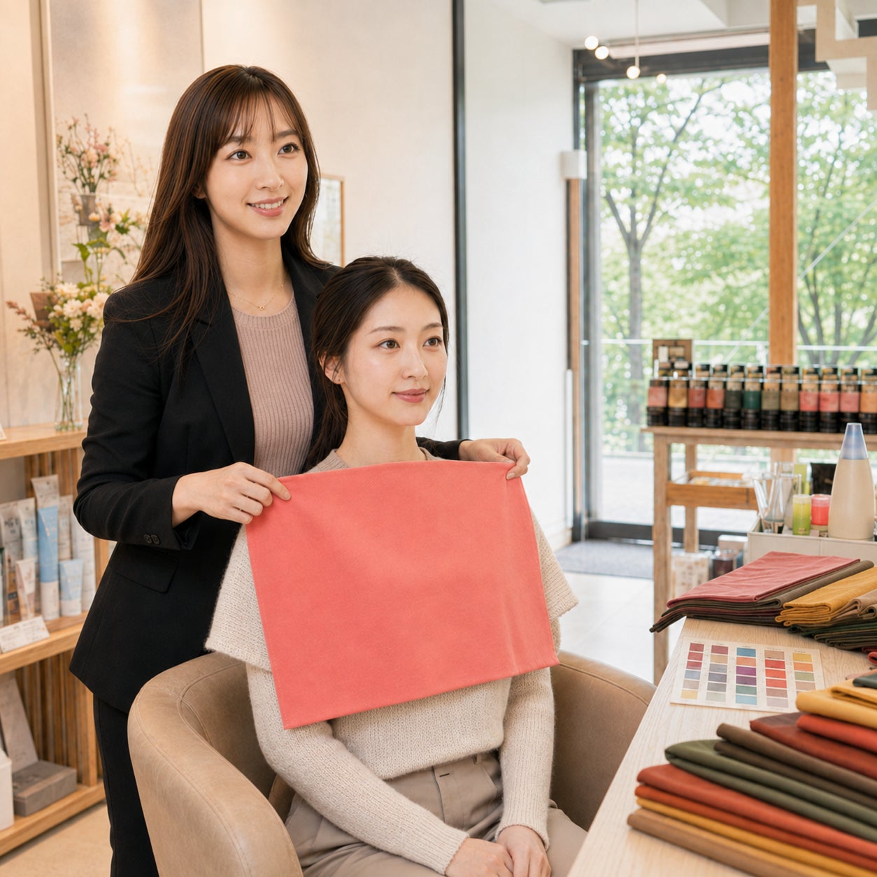 CorIndOのパーソナルカラー診断の写真