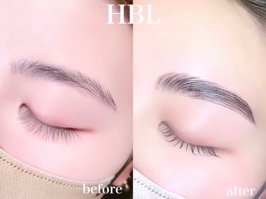 リシェル アイラッシュ 藤沢店(Richelle eyelash)の【藤沢駅】HBL（ハリウッドブロウリフト）×眉毛Wax｜眉毛パーマで毛流れを整え理想の美眉への写真