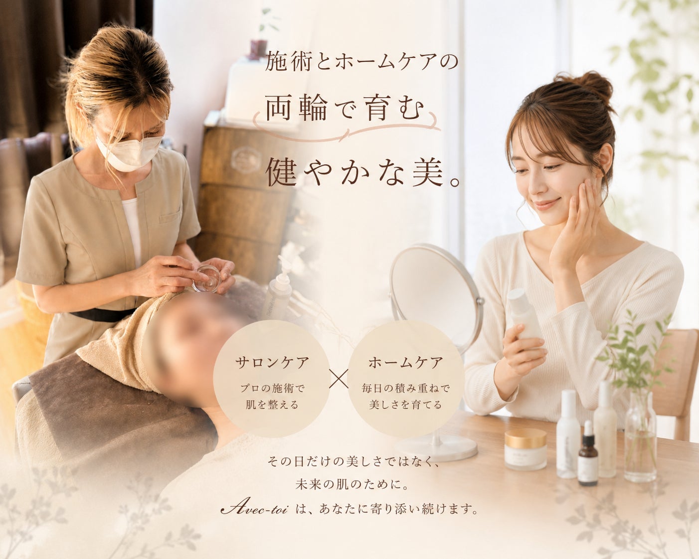 施術とホームケアの両輪で育む健やかな美の写真