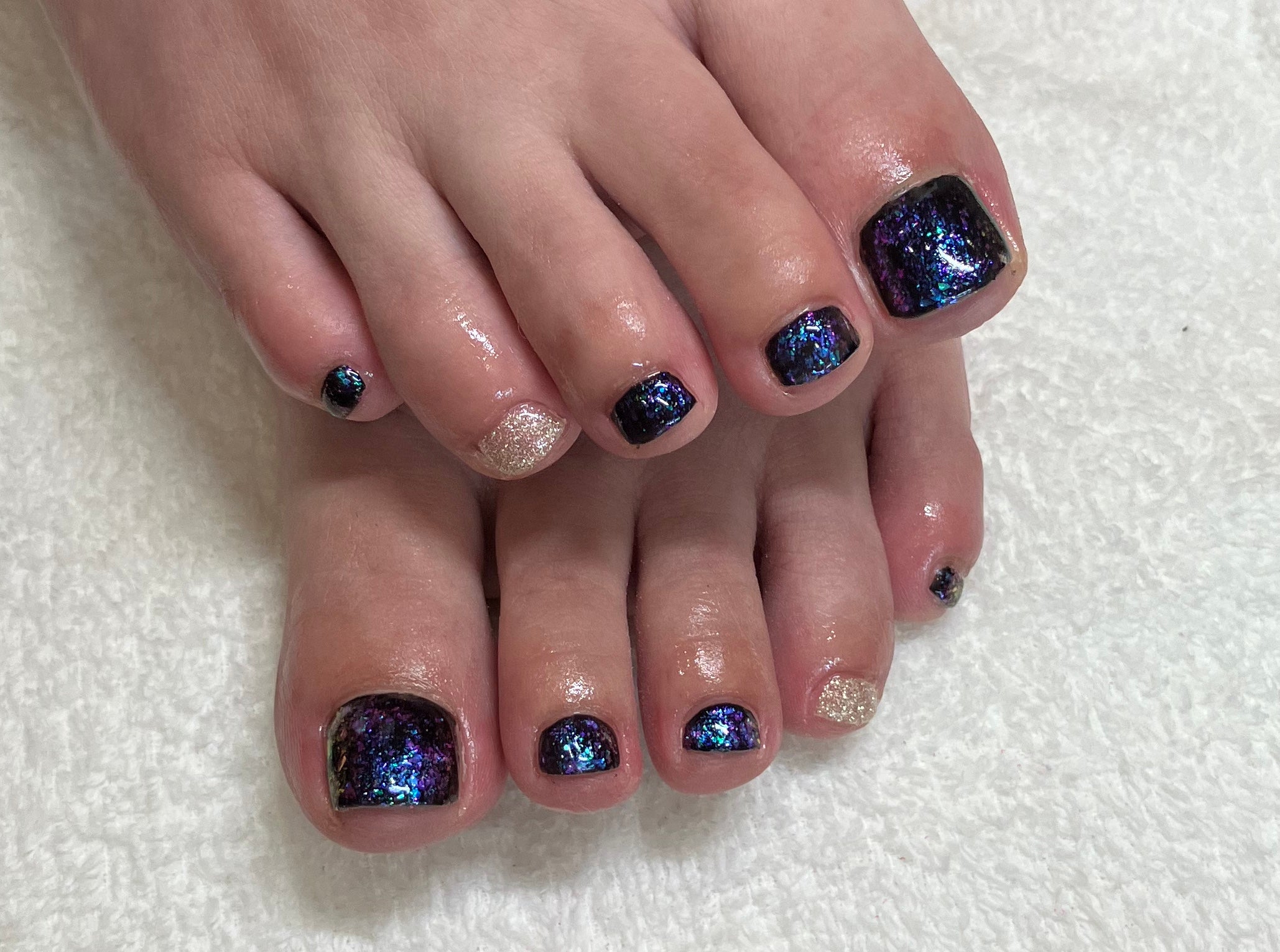 moana nail salon & schoolのフットジェル　1カラー(ケア込）の写真