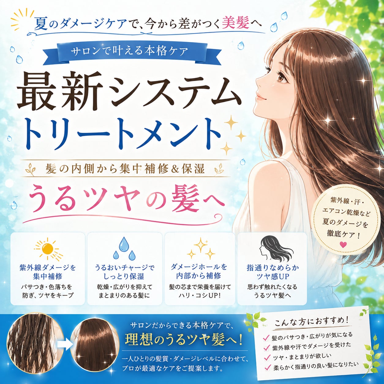 hair&face salon  Mahalo （ヘア&フェイスサロン　マハロ）の最新システムトリートメントの写真