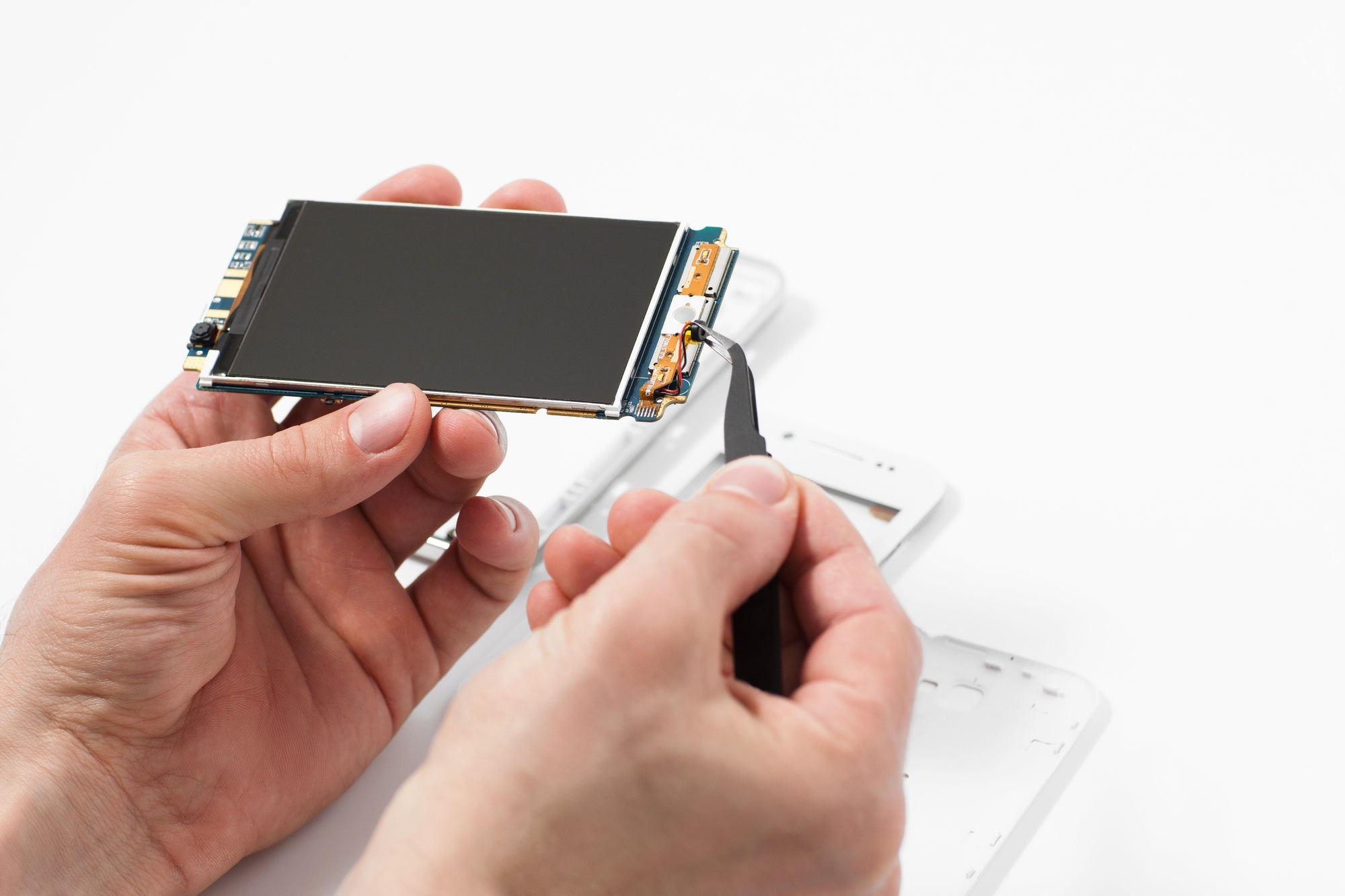 スマフォラボ苫小牧のiPhone14　純正認証バッテリー交換の写真