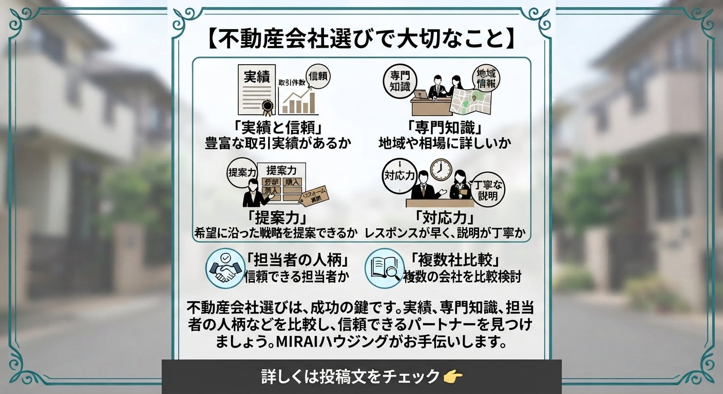 【⑦ 不動産会社選び】の写真