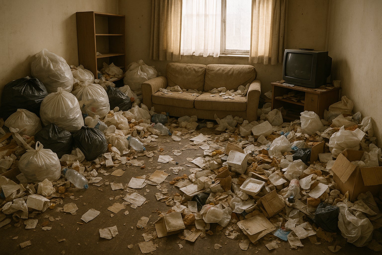 ゴミ屋敷の片付けの写真