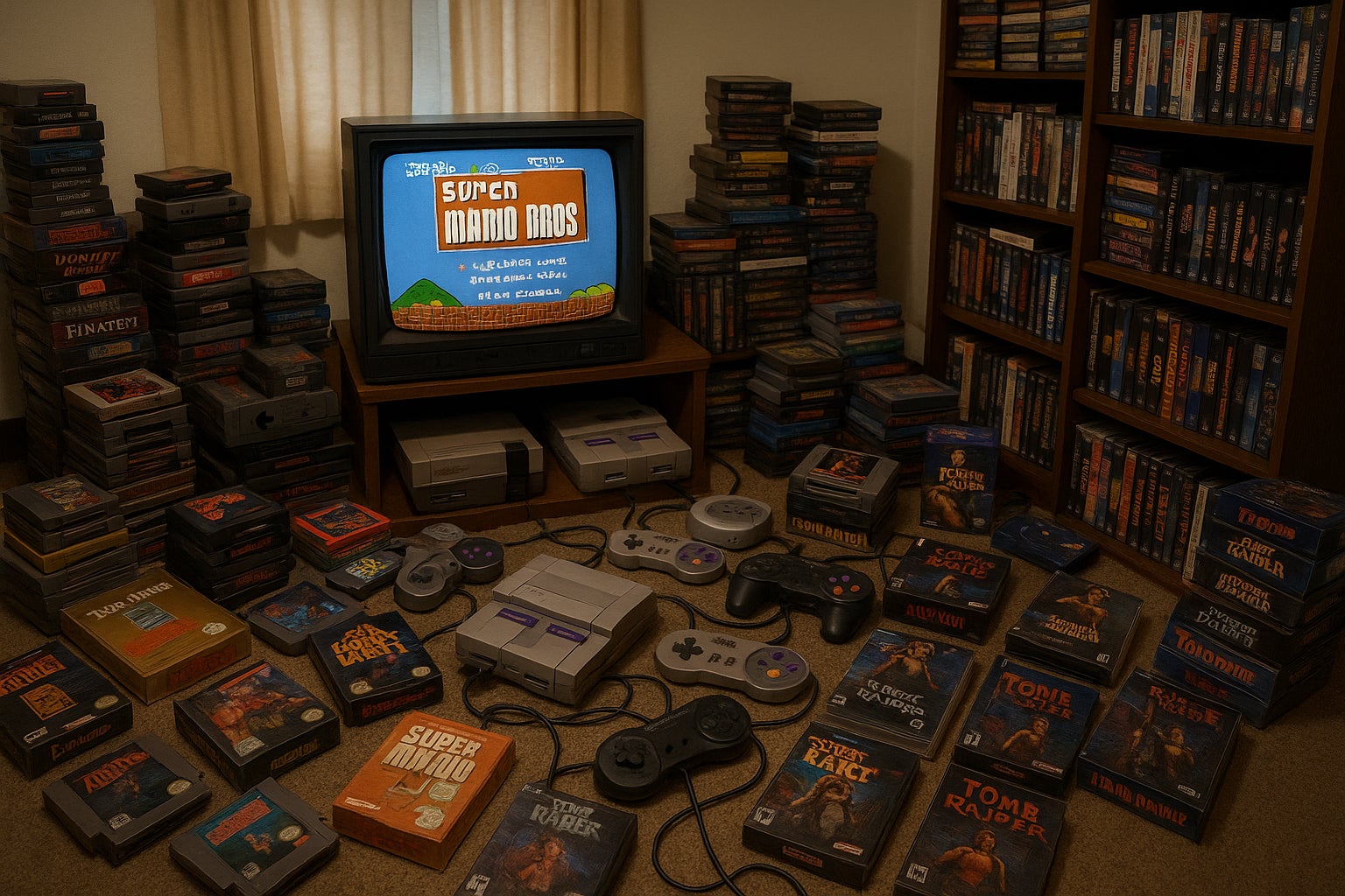 レトロゲームの買取もお任せください。の写真