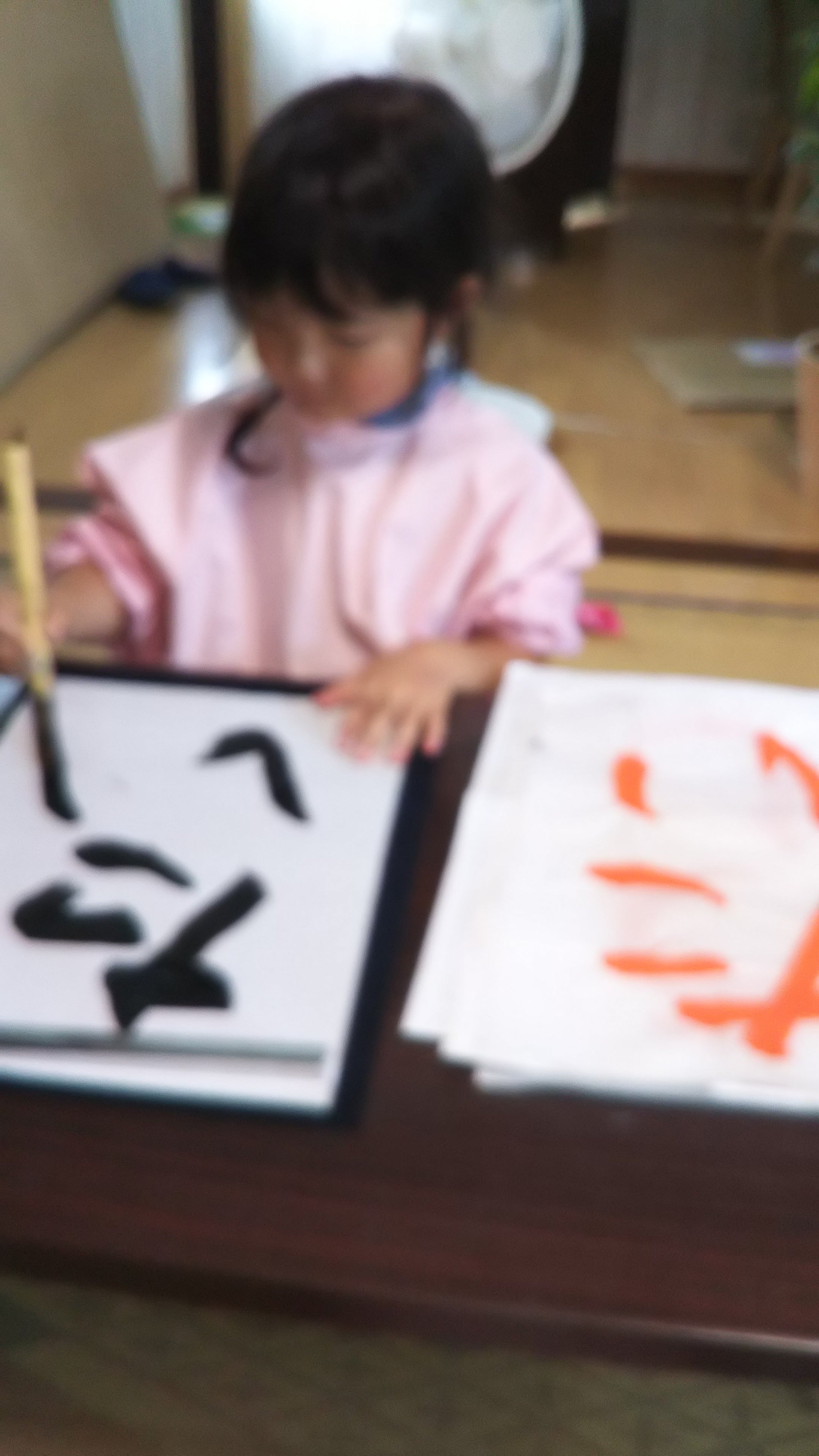 禎華ペン字書道教室の幼児部レッスン（4歳～）　月額4,300円〜（1回1,600円〜）の写真