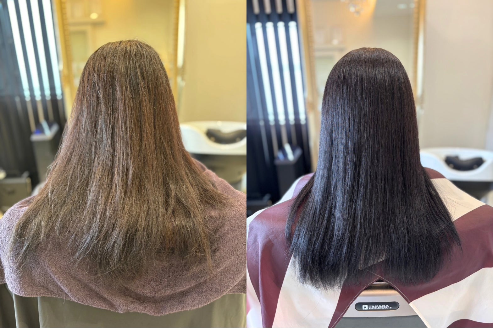 理容室HIRO THE BARBERの傷みにくい白髪染め＋髪質改善トリートメント＋メンテナンスカットの写真
