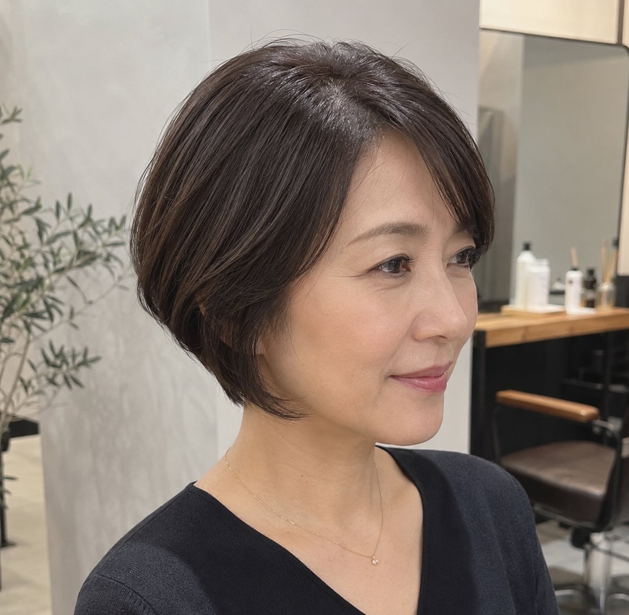 ヘアーズケアーシャープの白髪染めの写真