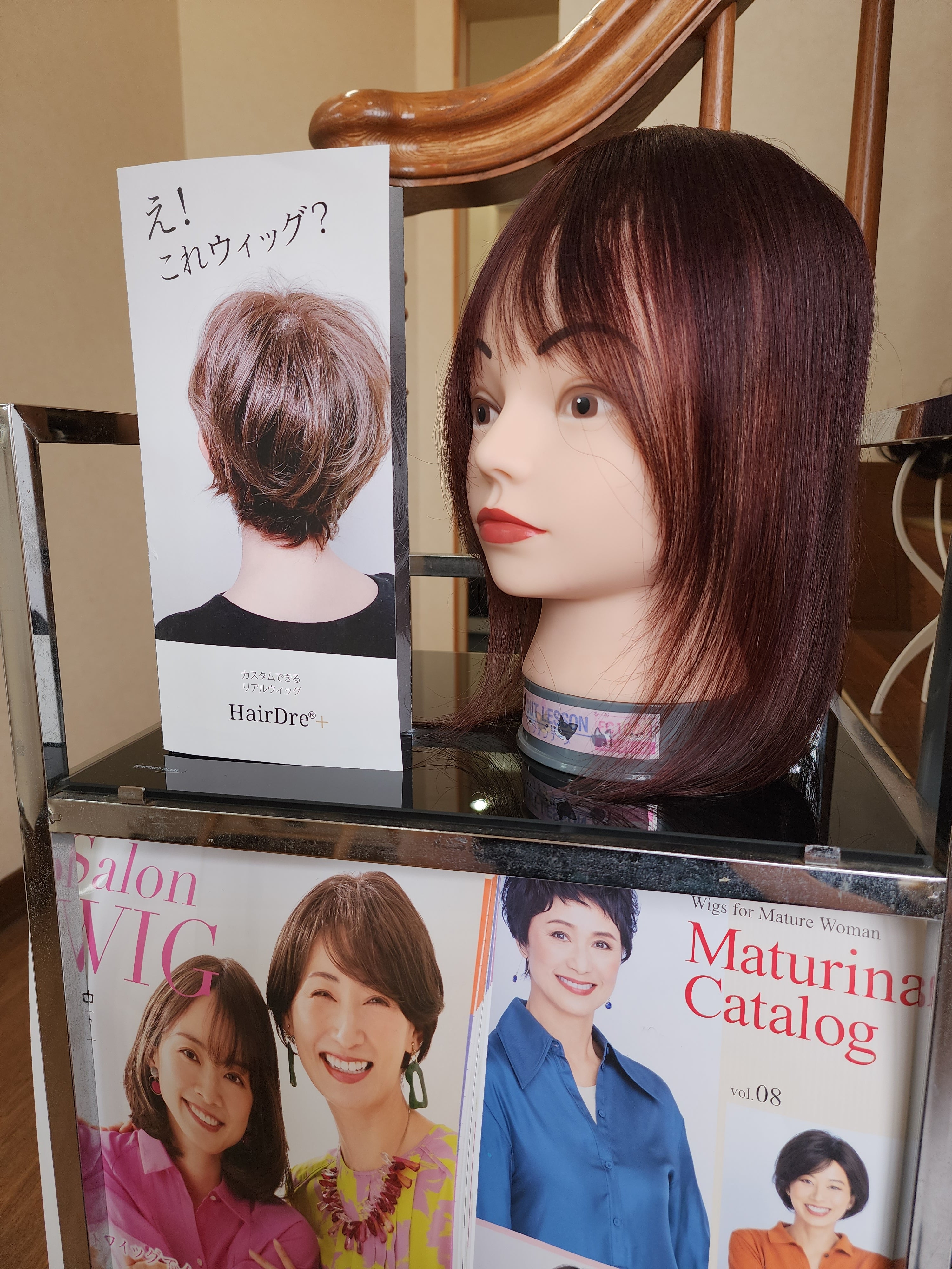 ツチヤ美容室のセミオーダーウイッグ　美容室で作れます！の写真