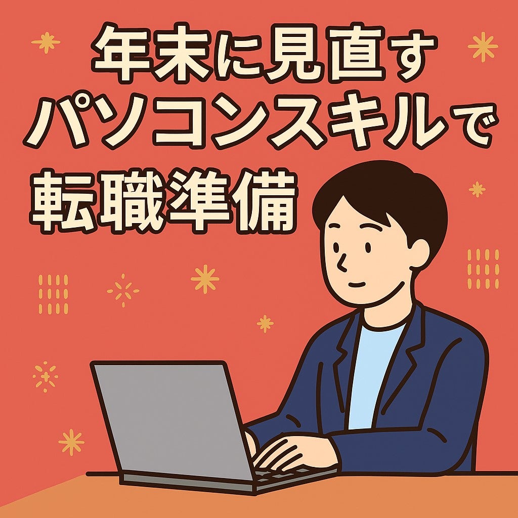 40・50代の方必見！年末に見直すパソコンスキルで転職準備の写真