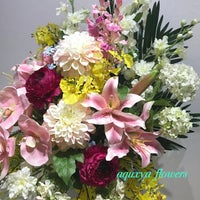 aquxya  flower ＆ jewelry１０丁目店  (プリザーブドフラワー・造花専門店)のアーティフィシャルフラワー(造花）の式典用アレンジメントの写真