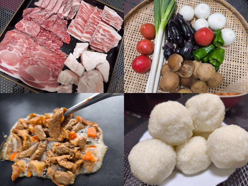 東天紅ＢＢＱの【魚沼産食材で気軽にBBQ】【要予約】手ぶらで黒毛和牛ＢＢＱプランＢプラン（120分制）　※ドリンク持込ＯＫ！の写真