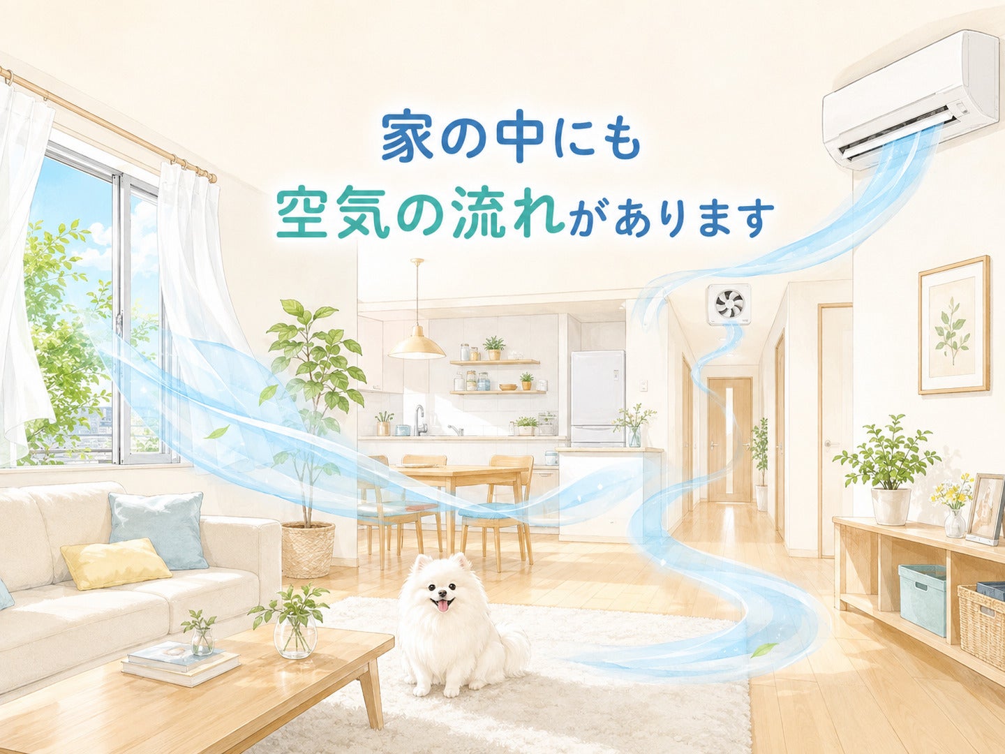 家の中にも「空気の流れ」があることをご存じですか？の写真