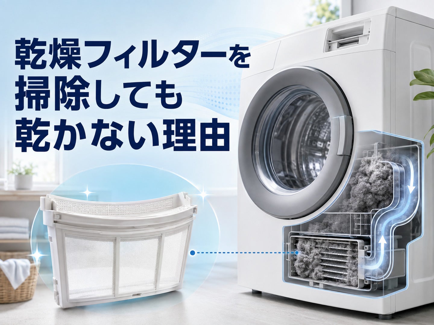 乾燥フィルターを掃除しても乾かない理由の写真