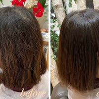 Hair clinic salon 白詰草の髪質改善カラーエステの写真