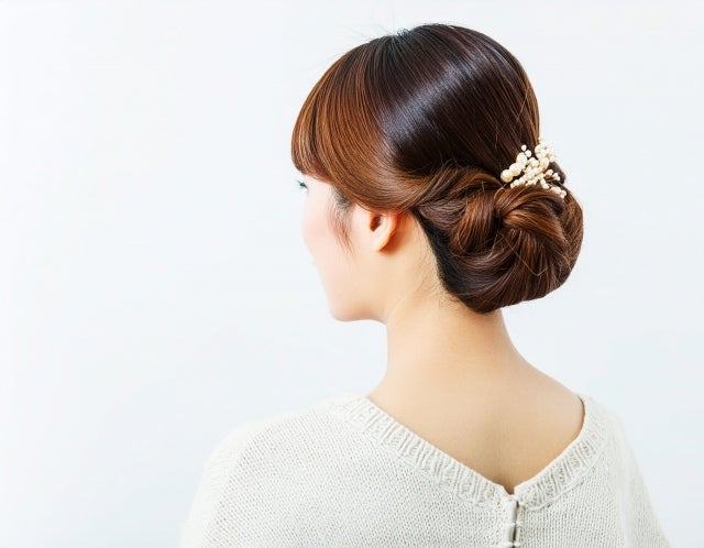 髪処ぱっちんのヘアセットの写真