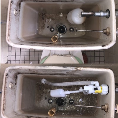 水道便利屋さんのトイレ水漏れ修理の写真