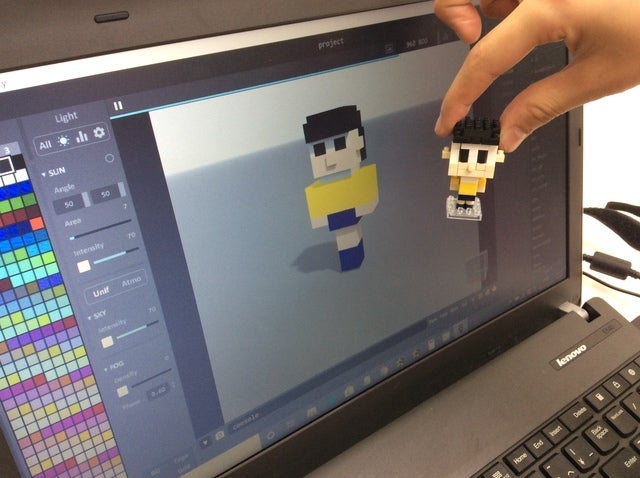3Dモデリングも簡単なところからの写真