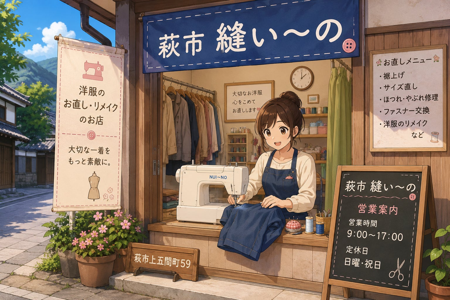 縫い〜の(洋服のお直し) 萩市上五間町_3枚目