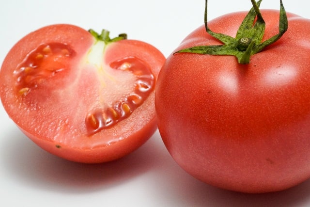 市の自慢の大玉トマト🍅の写真