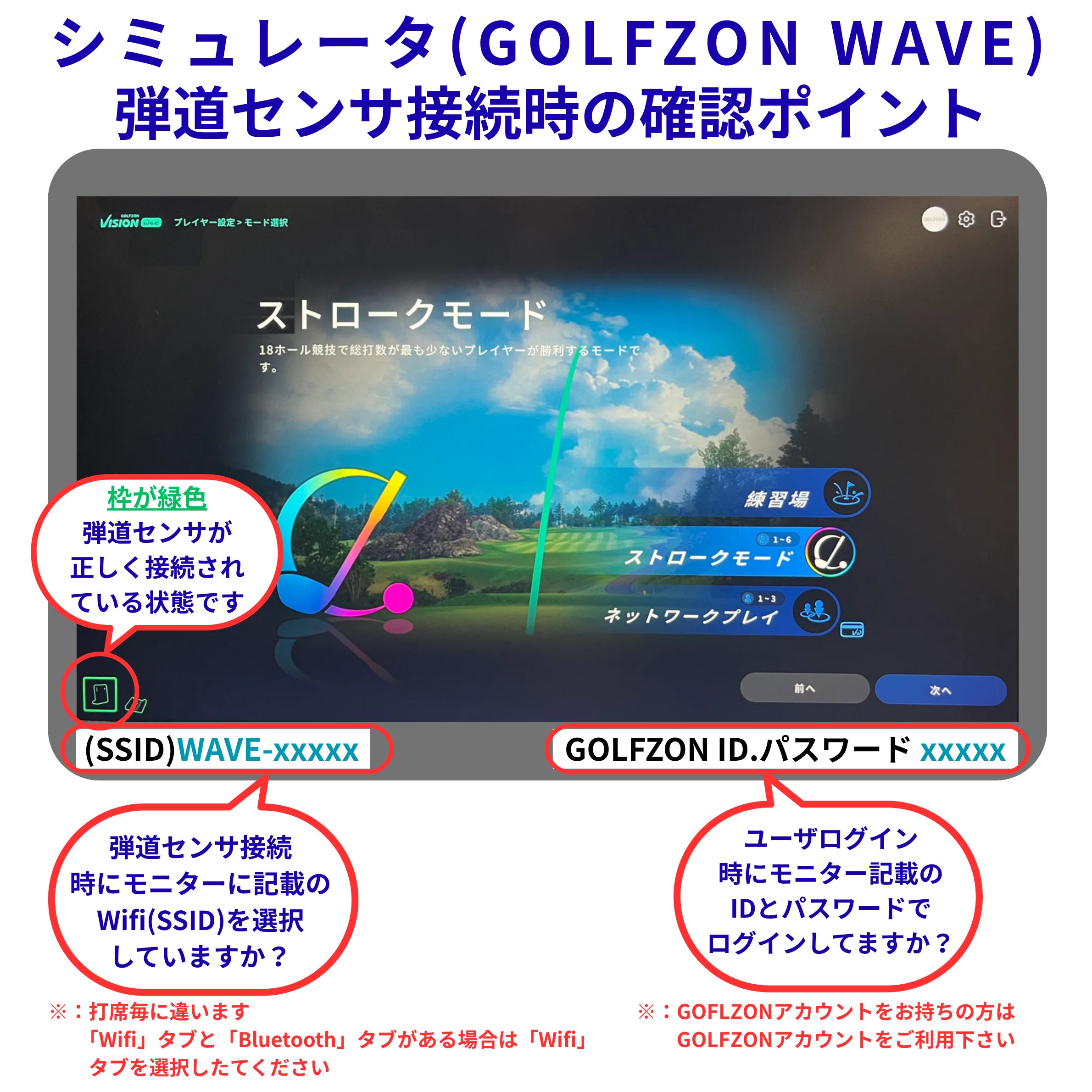 「シミュレーターが反応しない…？」と思ったらここをチェック！センサー接続時の確認ポイントの写真