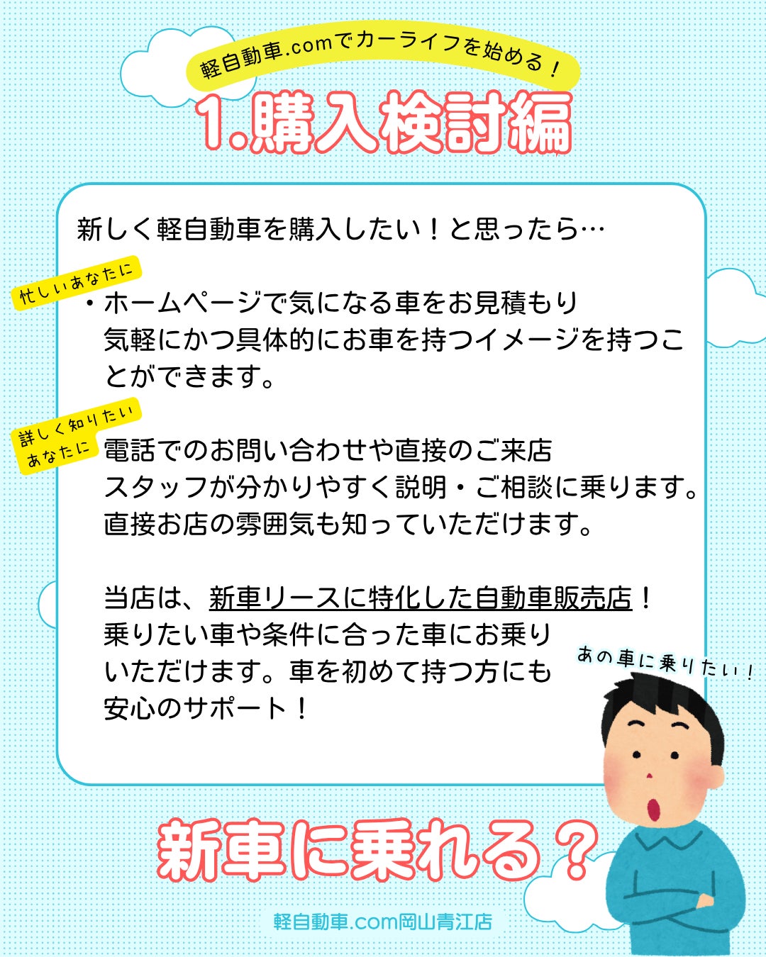 軽自動車.comでカーライフを始める！購入検討編の写真