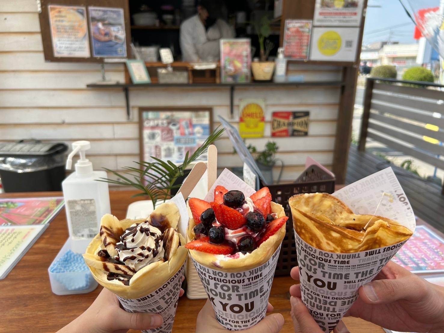 ONSUNDAYSのバナナチョコクレープの写真