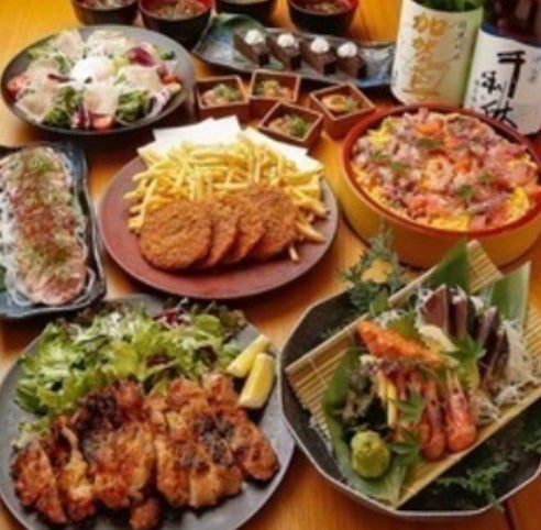 魚屋 めのじ 梅田店の【めのじで乾杯コース】 全9品♪飲み放題付き4000円！の写真
