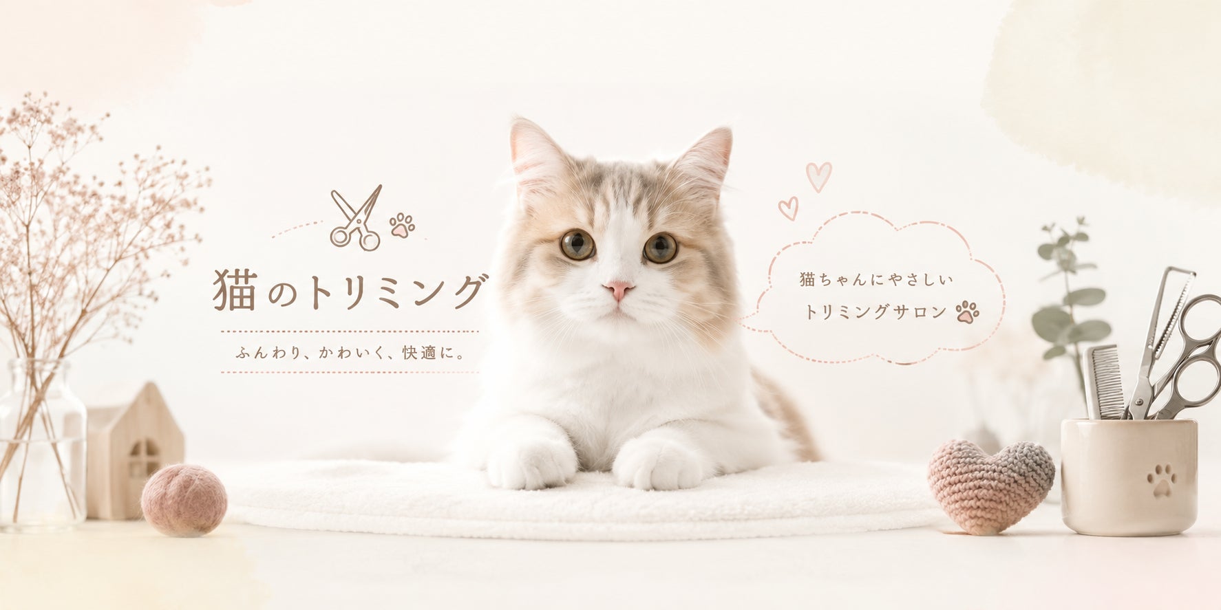 猫のトリミング始めましたの写真