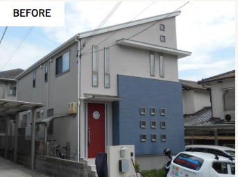 明石市東朝霧丘Y様　モルタル外壁塗装・スレート瓦屋根塗装工事の写真
