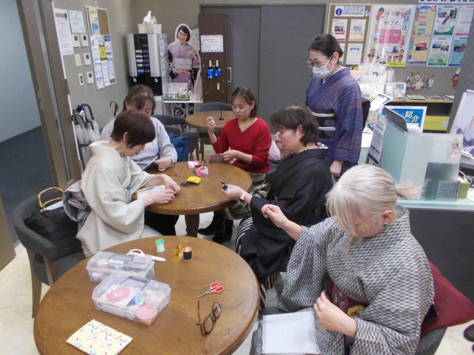 懐紙入れ作り講座【梅田校】の写真