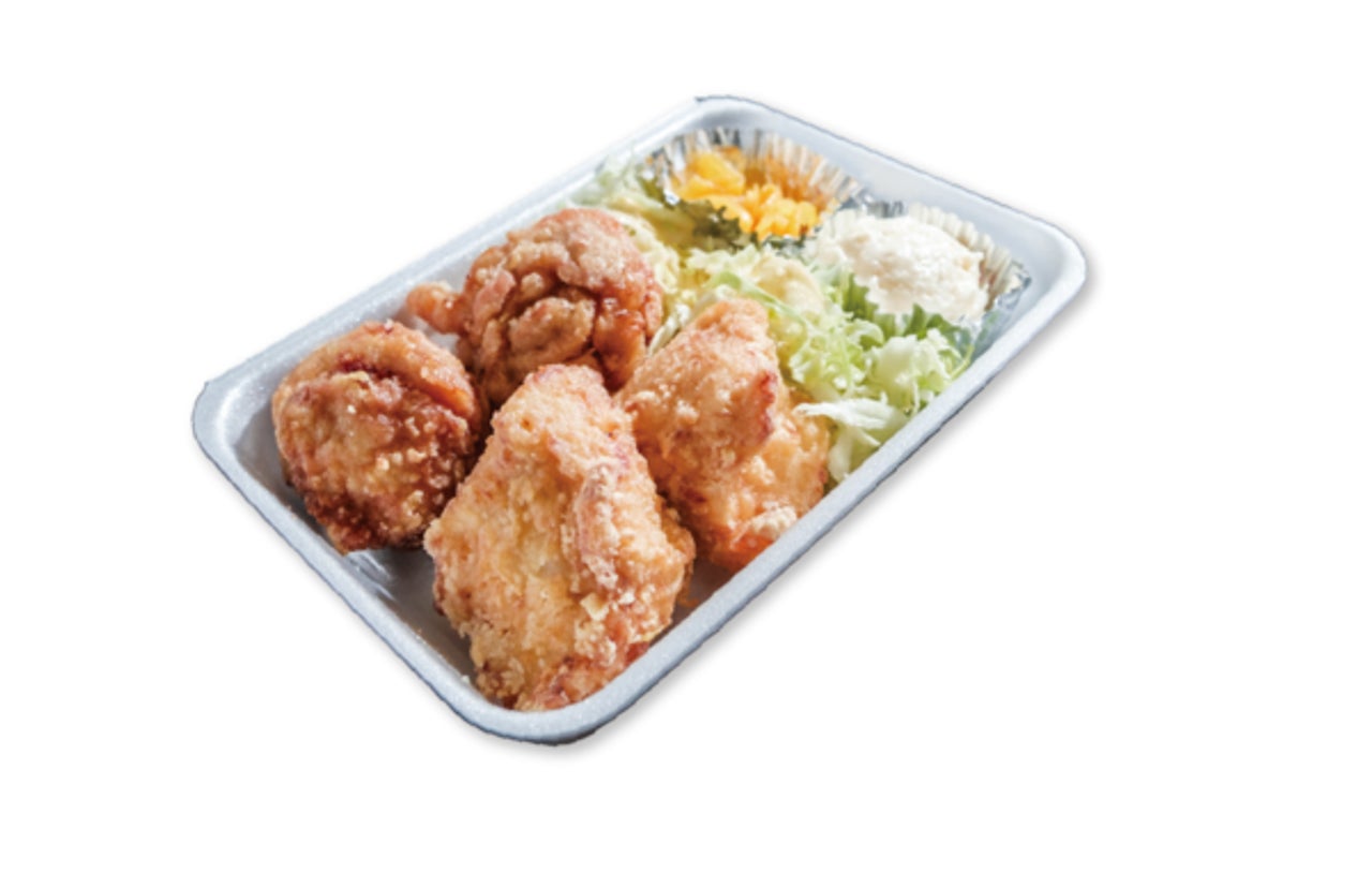 鶏笑平野瓜破店のからあげ弁当の写真