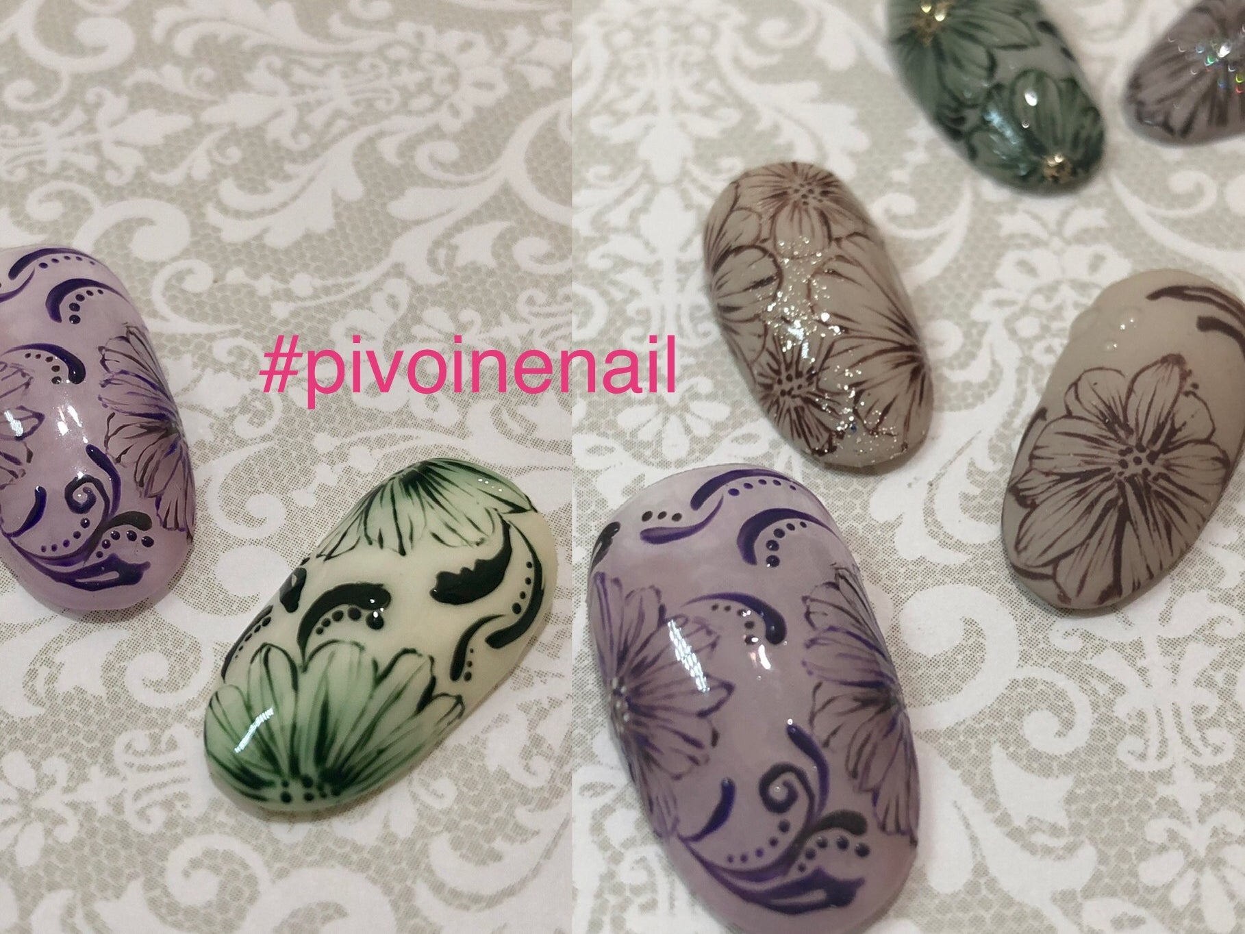 Pivoine nail _2枚目