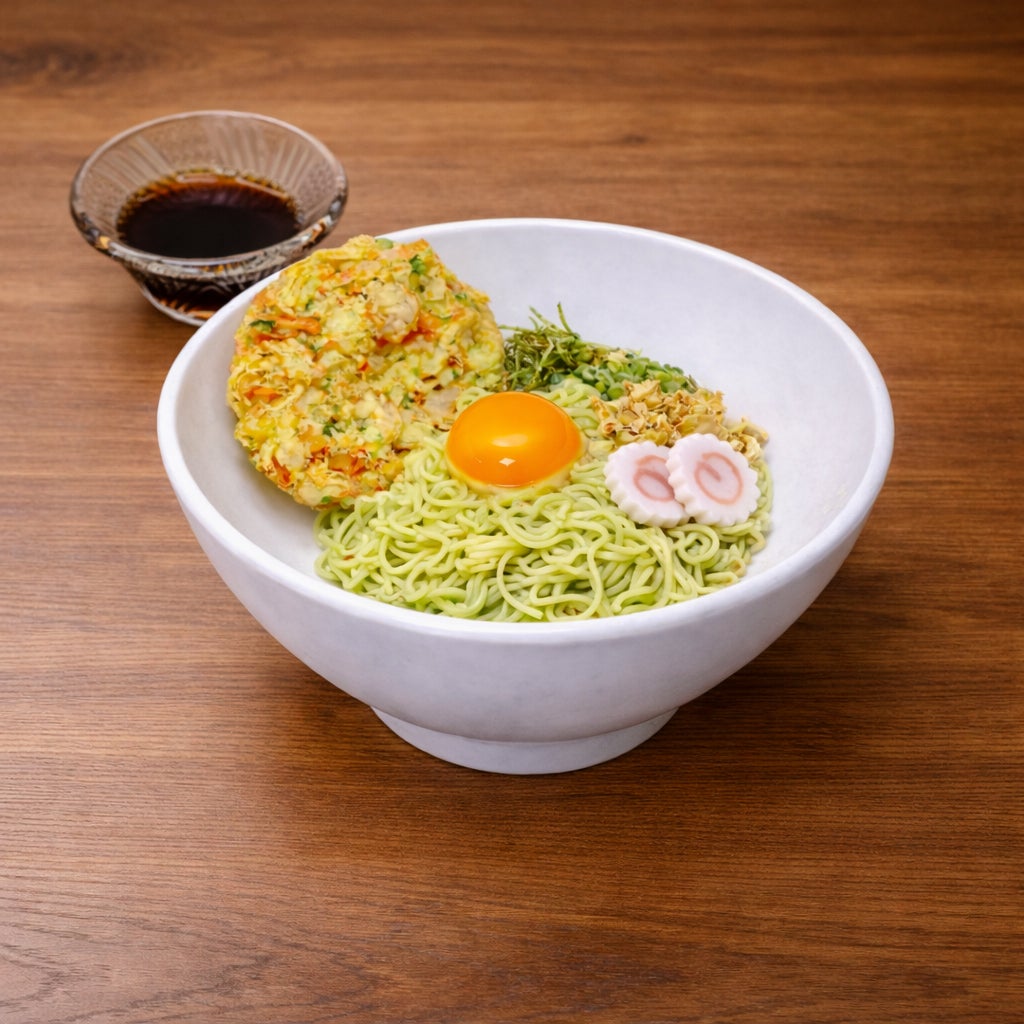 讃岐麺処どろがめの(並)野菜かき揚げざるぶっかけの写真